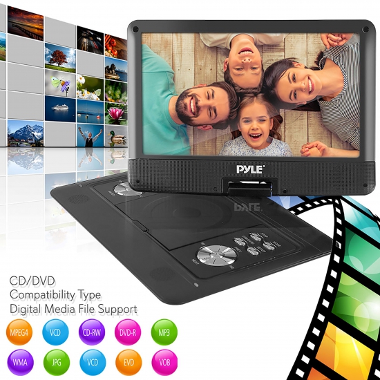 PyleHome PDH14 Home and Office Portable DVD Players Gadgets and