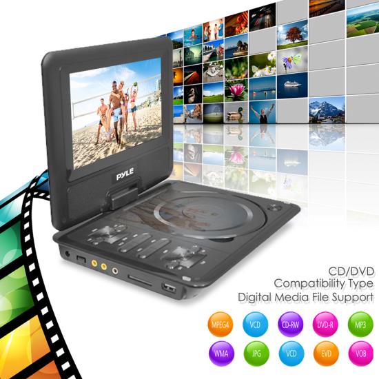 PyleHome PDH7 Home and Office Portable DVD Players