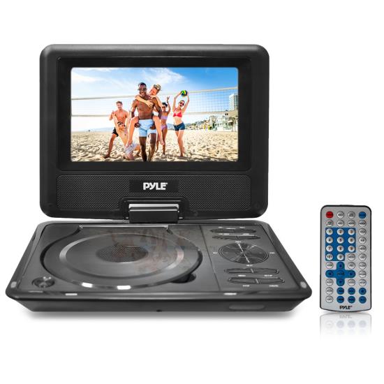 Pyle - PDH9 , Home and Office , Portable DVD Players , 9'' Widescreen High Resolution Portable Monitor w/ Built-In Multimedia Disc, MP3, MP4 Players, USB Port & SD Card Slot Readers