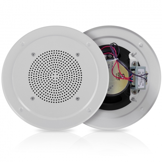 5 Inch In Wall Ceiling Speaker With 100v Transformer Tap For