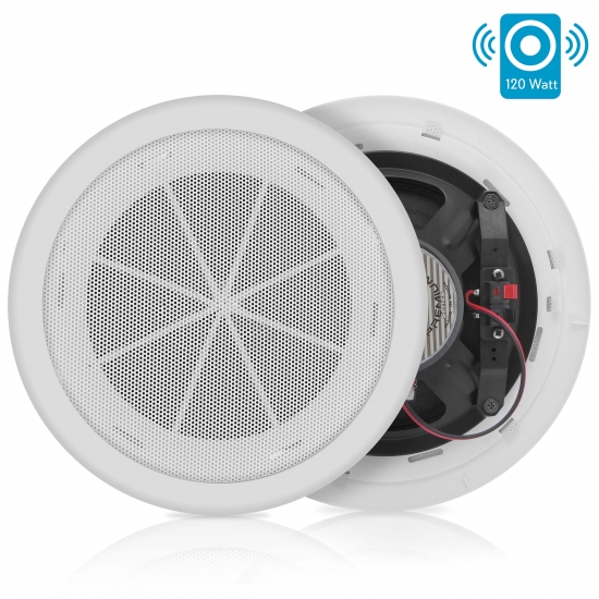 6 5 Inch In Wall Ceiling Speaker With Enclosed Housing Mount