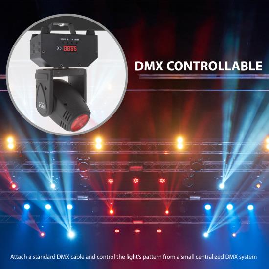 Pyle PDJLT40 Sound and Recording Stage Lighting DJ Visuals