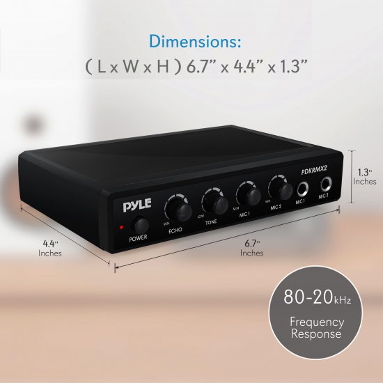 Pyle PDKRMX2 Home and Office Microphone Systems Musical