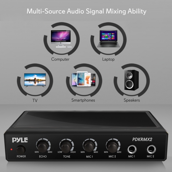 Pyle PDKRMX2 Home and Office Microphone Systems Musical