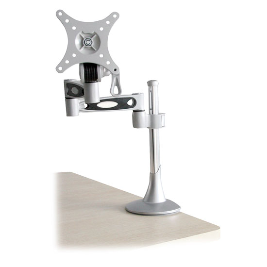 Pyle - PDLB372 ,  , 10'' To 24'' Dual Swing Arm LCD Desktop Mount