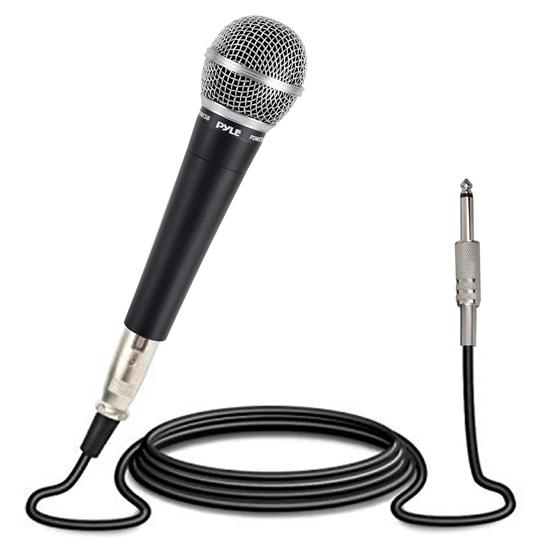 Pyle - UPDMIC58 , Musical Instruments , Microphones - Headsets , Sound and Recording , Microphones - Headsets , Professional Moving Coil Microphone, Dynamic Handheld Mic with 15' ft. XLR Cable