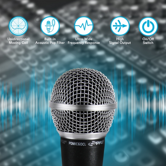 Pyle PDMIC60CL Home and Office Microphones Headsets Musical