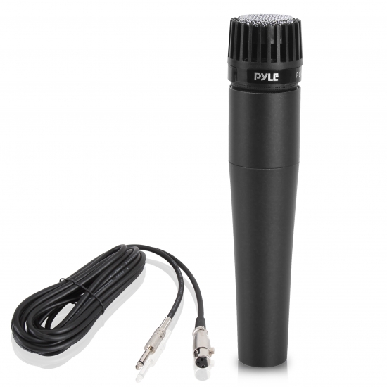 Pyle - PDMIC78 , Musical Instruments , Microphones - Headsets , Sound and Recording , Microphones - Headsets , Professional Moving Coil Microphone, Dynamic Handheld Mic with 15' ft. XLR Cable