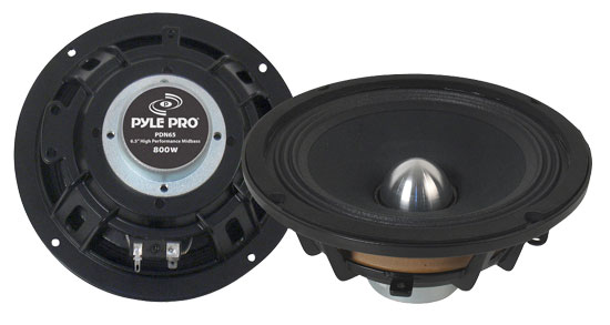 Pyle - PDN65 , Sound and Recording , Subwoofers - Midbass , 6.5'' High Power High Performance Midbass