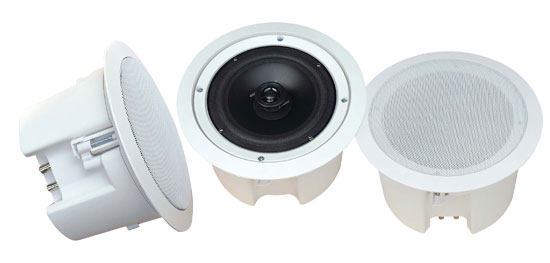 Pyle - PDPC62 , Sound and Recording , Home Speakers , In-Wall / In-Ceiling 6.5'' Dual Enclosed Speaker System, Directable Tweeter, Flush Mount, 200 Watt