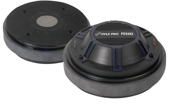 Pyle - PDS682 , Sound and Recording , Tweeters - Horn Drivers , 3'' Titanium 8 Ohm Horn Bolt On Driver 