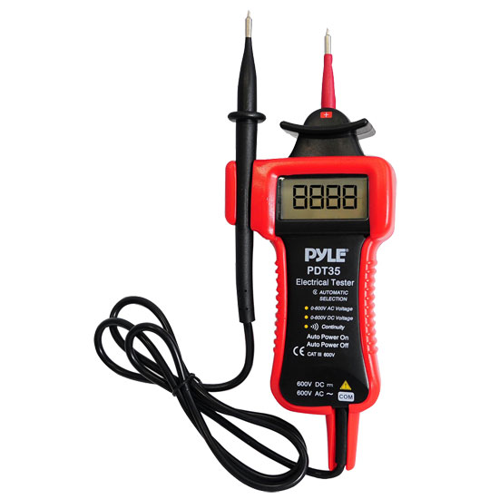 Pyle - PDT35 , Tools and Meters , Multimeters - Electrical , Electrical Tester For Voltage and Continuity
