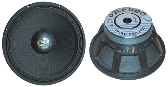 Pyle - PDW15125 , Sound and Recording , Subwoofers - Midbass , 15'' Performance Optimized  High Power Subwoofer