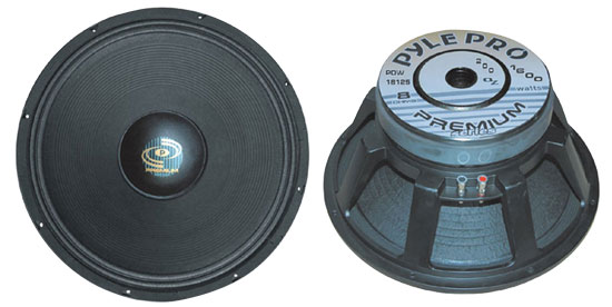 Pyle - PDW18125 , Sound and Recording , Subwoofers - Midbass , 18'' Performance Optimized  High Power Subwoofer