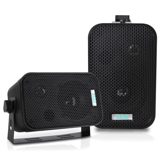 Pyle - EUPDWR30B , Home and Office , Home Speakers , Sound and Recording , Home Speakers , 3.5'' Indoor/Outdoor Waterproof Speakers (Black)