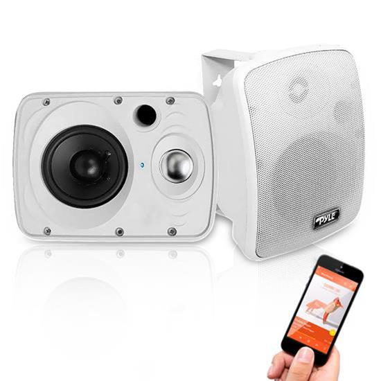Pyle - UPDWR54BTW , Used , Waterproof & Bluetooth 5.25'' Indoor / Outdoor Speaker System, 600 Watt, White