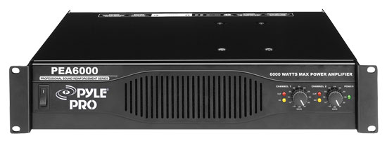 Pyle - pea6000 , Sound and Recording , Amplifiers - Receivers , Professional 6000 Watts Stereo Power Amplifier