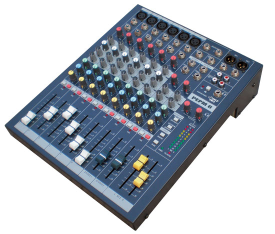 Pyle - PEMP6 , Sound and Recording , Mixers - DJ Controllers , 6 Channel Professional Stereo Console  Mixer