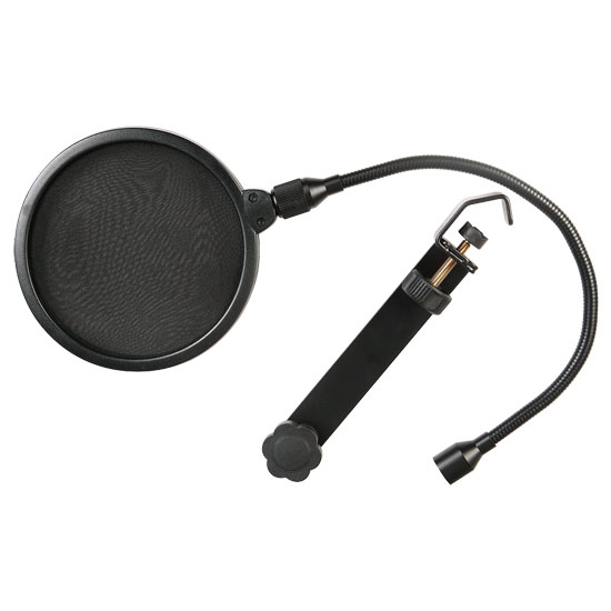 Pyle - PEPF20 , Sound and Recording , Sound Isolation - Dampening , 6-Inch Clamp On Microphone Pop Filter