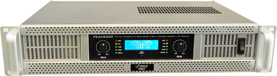 Pyle - PEXA5000 , Sound and Recording , Amplifiers - Receivers , 19'' Rack Mount Power Amplifier, 5000 Watt