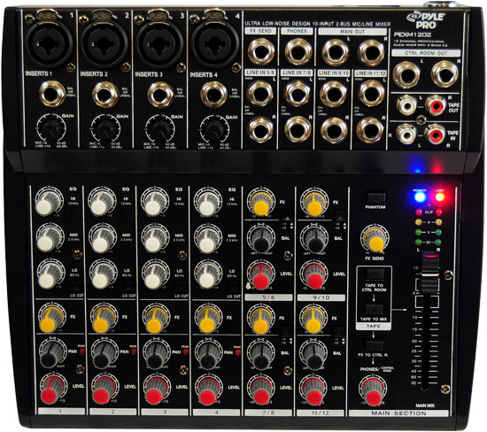 PylePro - PEXM1202 - Musical Instruments - Mixers - DJ Controllers ...