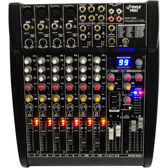 PylePro PEXM1204 Musical Instruments Mixers DJ Controllers
