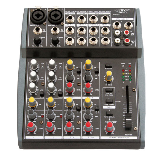 PylePro PEXM801 Musical Instruments Mixers DJ Controllers