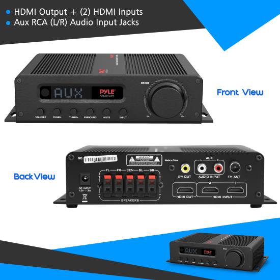 Pyle UPFA540BT Sound and Recording Amplifiers Receivers