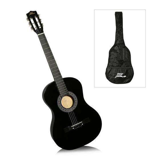 Pyle - PGAKT0392 , Musical Instruments , String & Wind Instruments , 6-String Beginners Acoustic Guitar, Classic/Traditional Style with Accessory Kit
