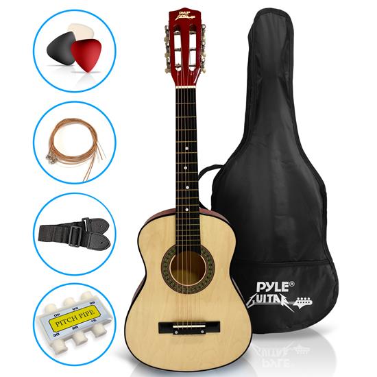 Pyle - PGAKT30 , Musical Instruments , String & Wind Instruments , Beginners 6-String Acoustic Guitar, Includes Accessory Kit