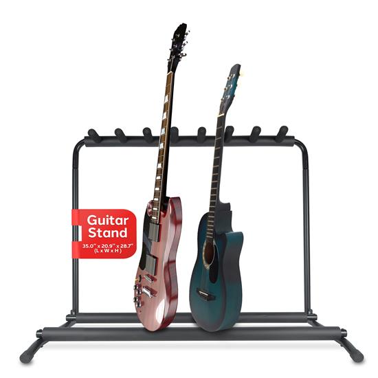 Pyle - PGST43 , Musical Instruments , Mounts - Stands - Holders , Sound and Recording , Mounts - Stands - Holders , Guitar Stand, Multi-Instrument Floorstand Guitar Rack Holder