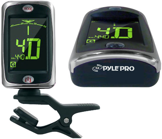 Pyle - pgt20 , Musical Instruments , Instrument Accessories , Clip On Tuner For Guitar, Bass, Violin, Chromatic 