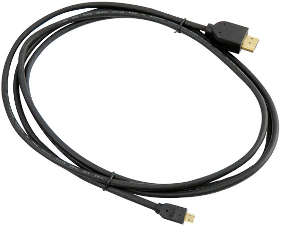 Pyle - PHAD6 , Home and Office , Cables - Wires - Adapters , Sound and Recording , Cables - Wires - Adapters , 6 FT HDMI Type A Male To HDMI Type D (Micro) Male