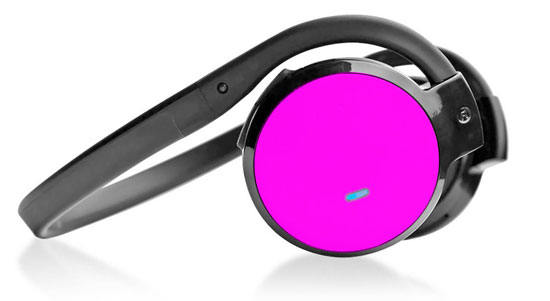 Pyle - PHBT5P , Gadgets and Handheld , Headphones - MP3 Players , Sound and Recording , Headphones - MP3 Players , Stereo Bluetooth Streaming Wireless Headphones with Built-in Microphone - Works with All Bluetooth-Enabled Phones & Devices (Pink)