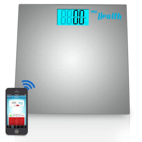 Pyle - PHLSCBT2SL ,  , Bluetooth Digital Weight Scale and 'Pyle Health' App (Silver)