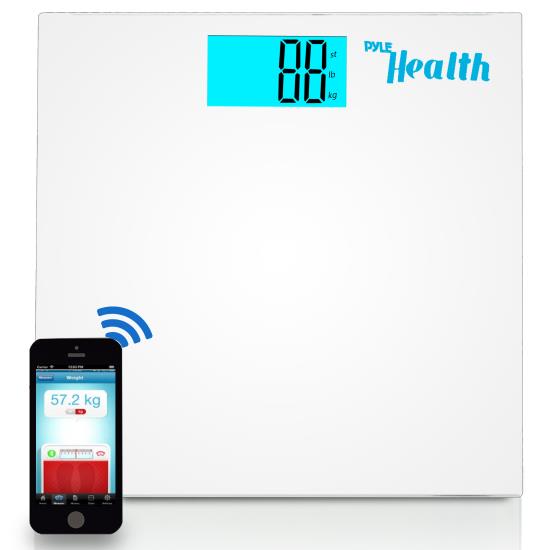 Pyle - PHLSCBT2WT ,  , Bluetooth Digital Weight Scale and 'Pyle Health' App (White)