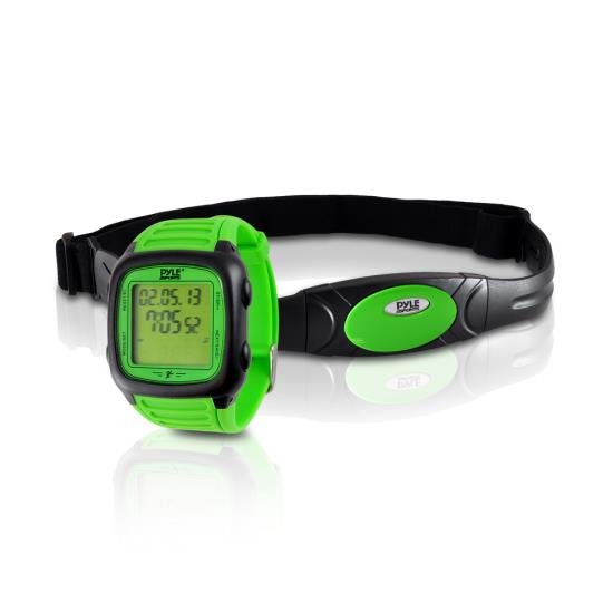 Pyle - PHRM76GN , Sports and Outdoors , Watches , Gadgets and Handheld , Watches , Heart Rate Speed & Distance Wrist Watch