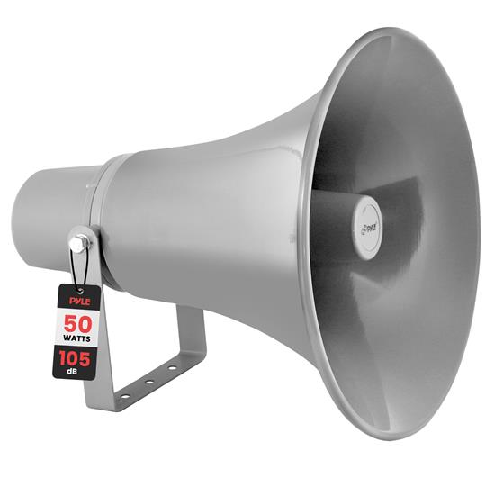 Pyle - PHSP131T , Home and Office , Home Speakers , Sound and Recording , Home Speakers , 13.5''Indoor / Outdoor 50 Watt PA Horn Speaker w/ 70V Transformer