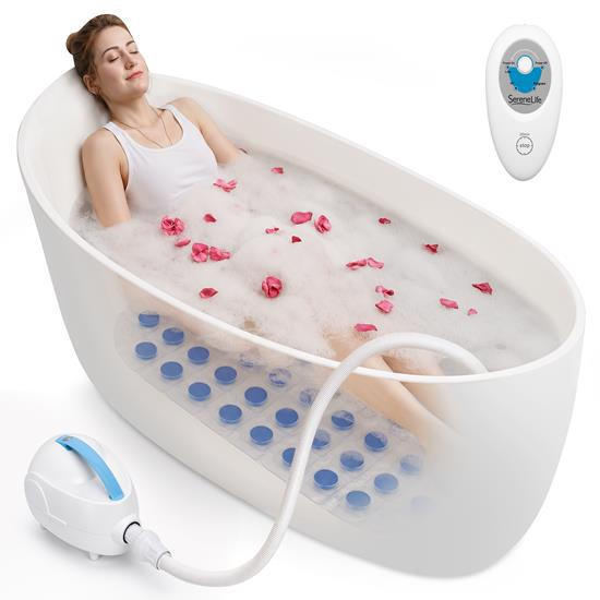 Pyle - PHSPAMT24HT.8 , Health and Fitness , Therapeutic , Home and Office , Therapeutic , Bubble Bath Mat Body Spa Massage with Warm Air