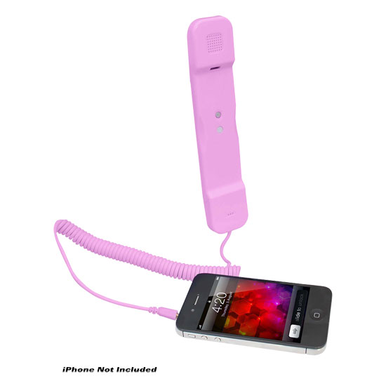 Pyle - PITP8PI , Sports and Outdoors , Portable Speakers - Boom Boxes , Handset for iPhone, iPad, iPod, and Android Phones - Easy Use - Pink