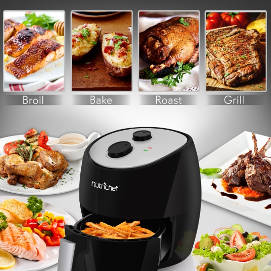 NutriChef PKAIRFR22 Kitchen & Cooking Air Fryers