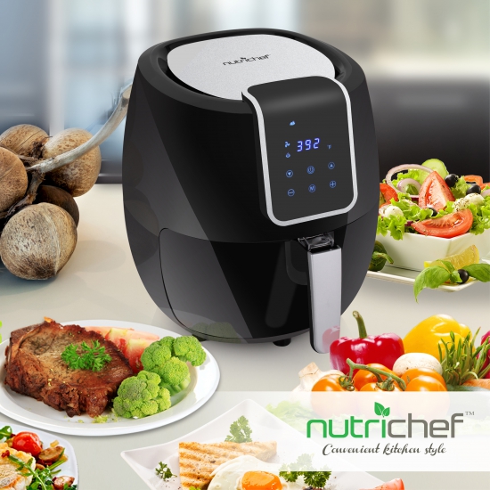 NutriChef PKAIRFR65 Kitchen & Cooking Air Fryers