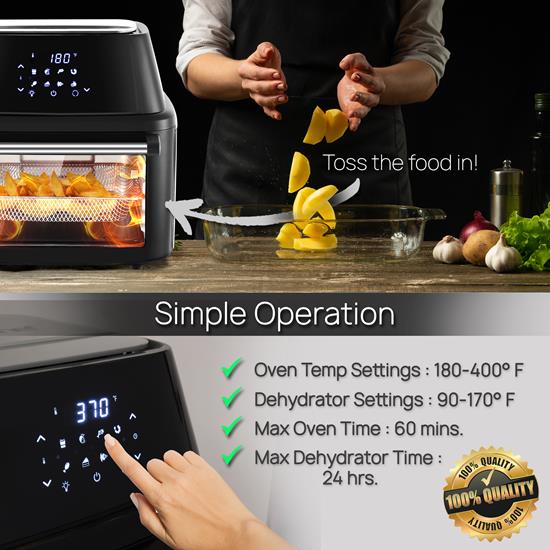 NutriChef PKAIRFR96 Kitchen & Cooking Air Fryers