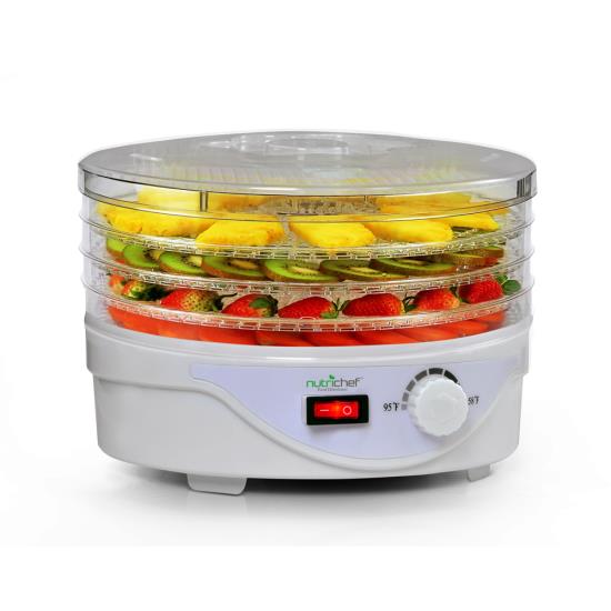 Pyle - PKFD08.0 , Kitchen & Cooking , Dehydrators & Steamers , Compact Electric Countertop Food Dehydrator - Food Preserver