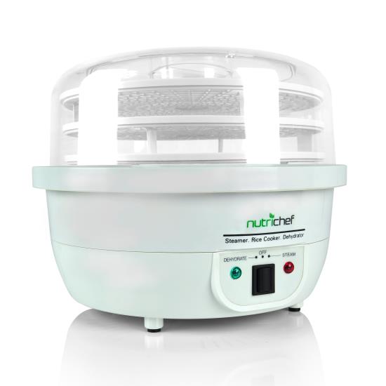NutriChef AZPKFDSRC10WT Kitchen & Cooking Dehydrators & Steamers