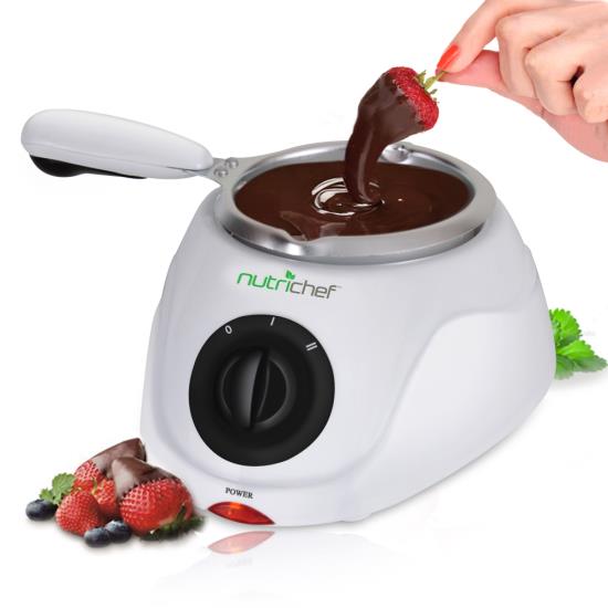 Pyle - PKFNMK14.5 , Kitchen & Cooking , Candy & Snacks , Electric Chocolate Melting and Warming Fondue Set