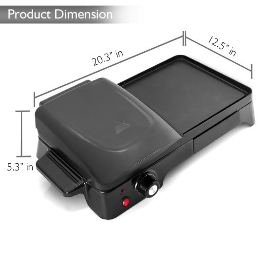 NutriChef AZPKGRIL43 Kitchen & Cooking Cooktops & Griddles