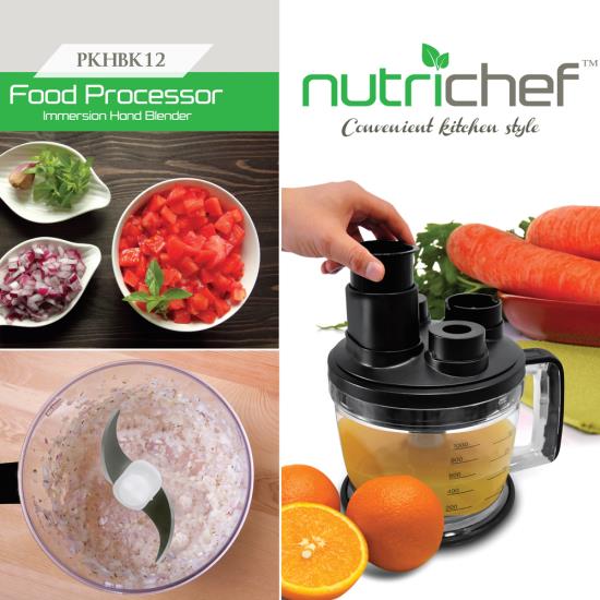 NutriChef PKHBK12 Kitchen & Cooking Blenders & Food Processors