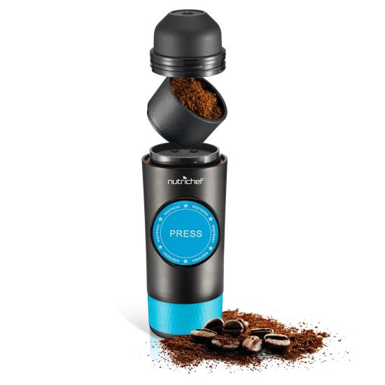 Pyle - pkprcfmak2 , Kitchen & Cooking , Blenders & Food Processors , Portable Espresso Maker - Compact & Handheld Single Shot Electric Espresso Machine