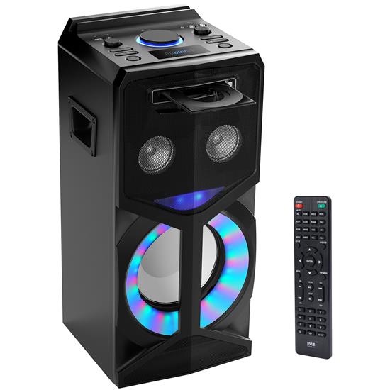 Pyle - PKRK270BT , Sound and Recording , PA Loudspeakers - Cabinet Speakers , Karaoke Vibe Portable Video PA Speaker System with Built-in Multimedia Disc Player, (8’’ Speaker, 800 Watt)